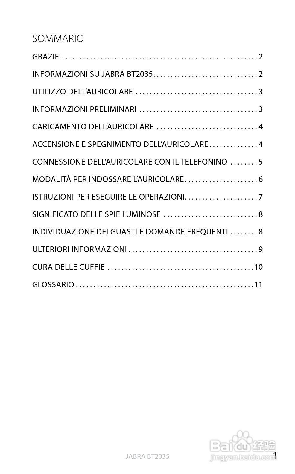捷波朗BT2035蓝牙耳机使用说明书:[13]