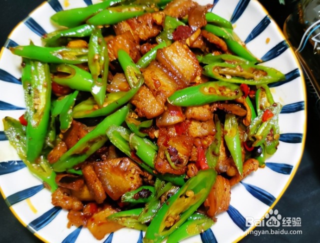 辣椒炒肉的家常做法