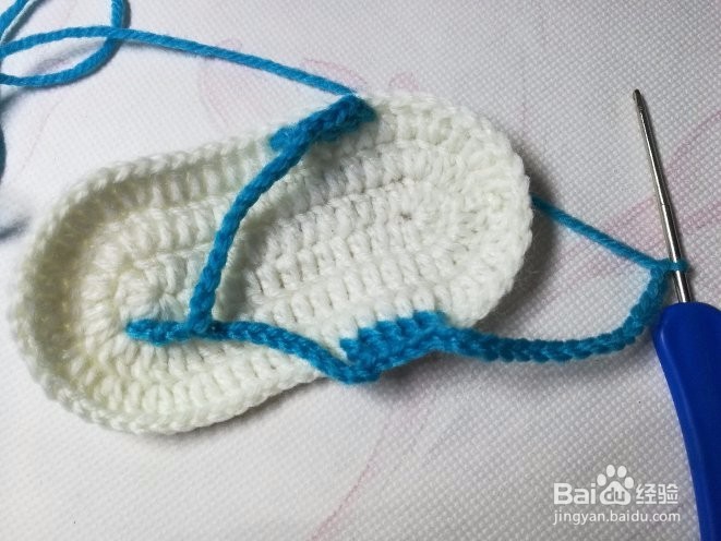 怎样钩宝宝凉鞋