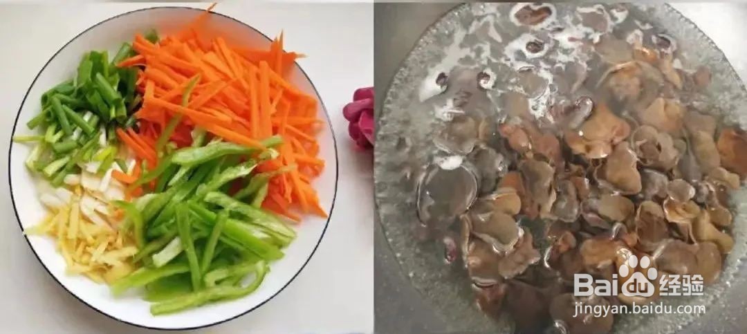 家常菜鱼香木耳炒鸡蛋