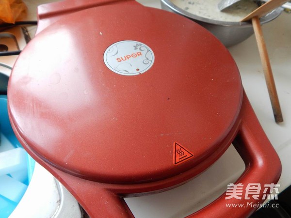 青菜豆渣煎饼