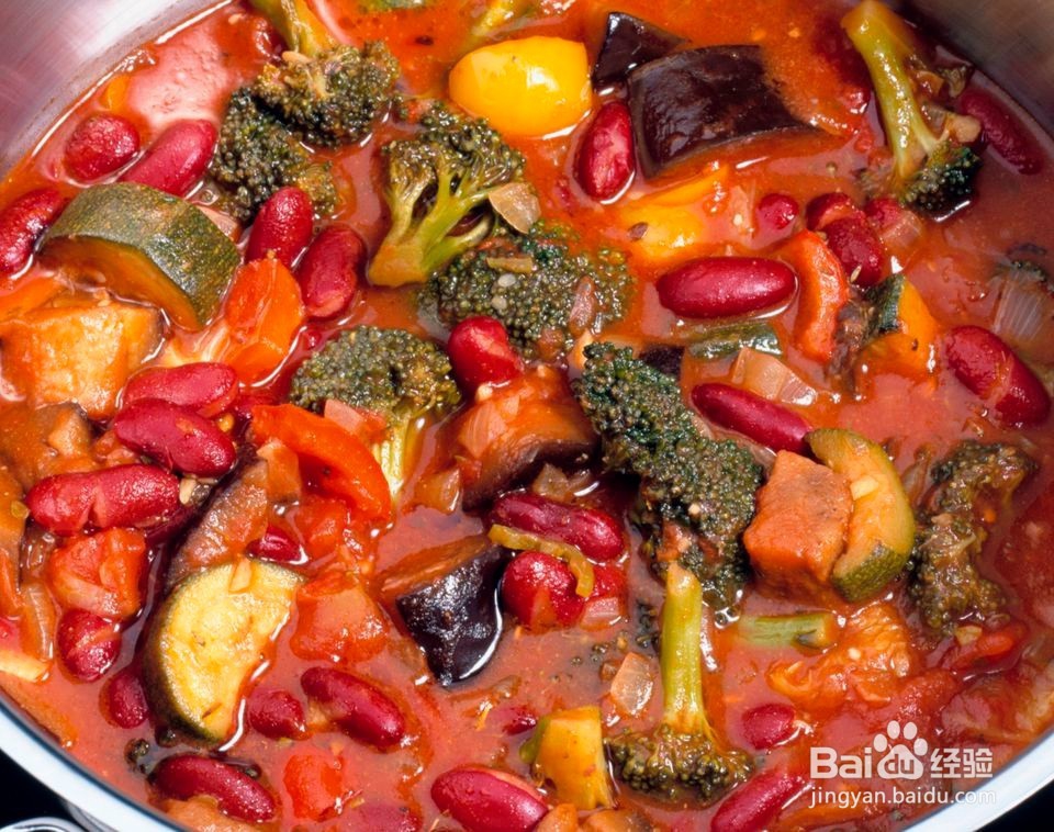 自制素食无肉辣椒食谱用豆子