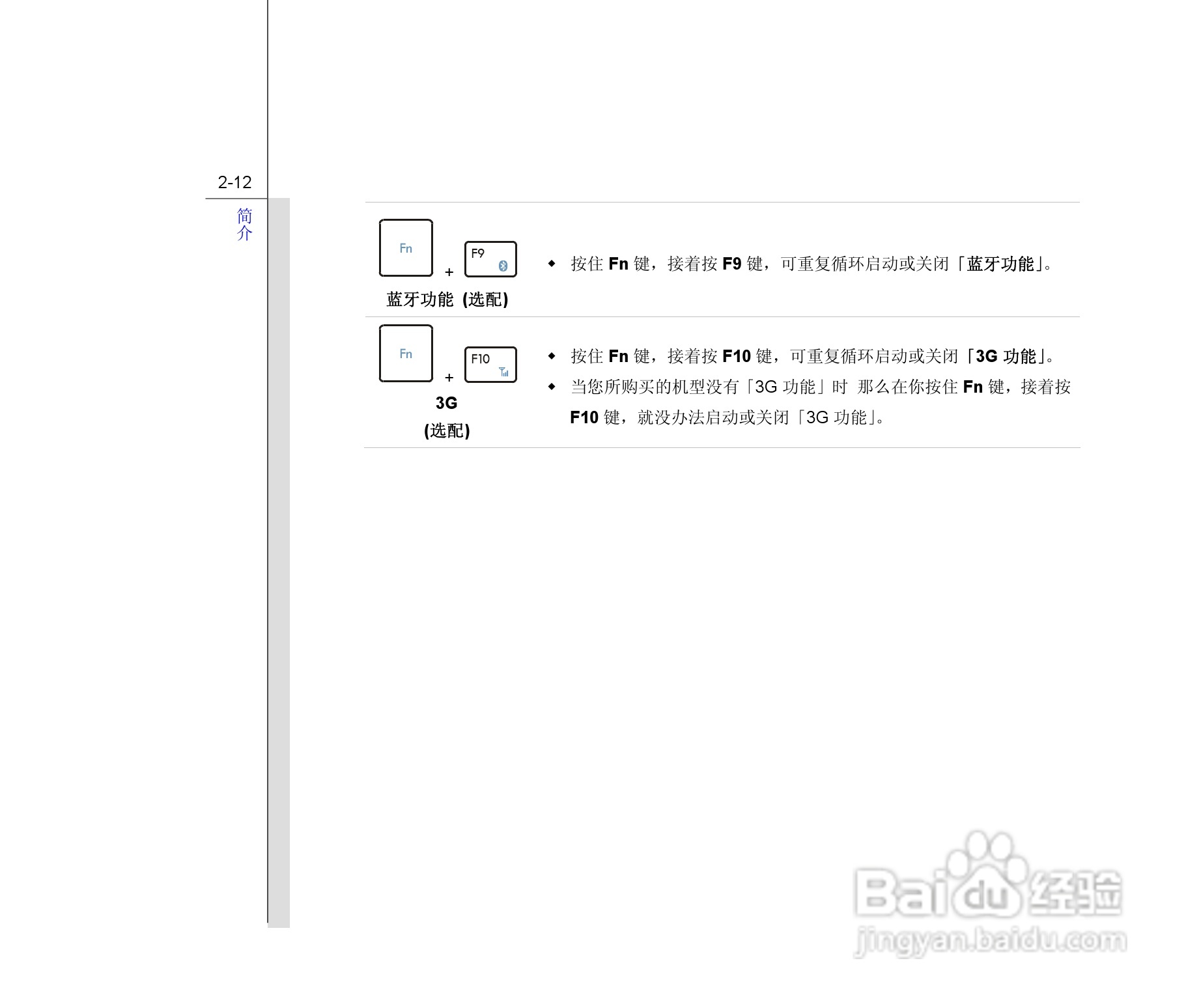 微星MSI CR620笔记本电脑使用说明书:[4]