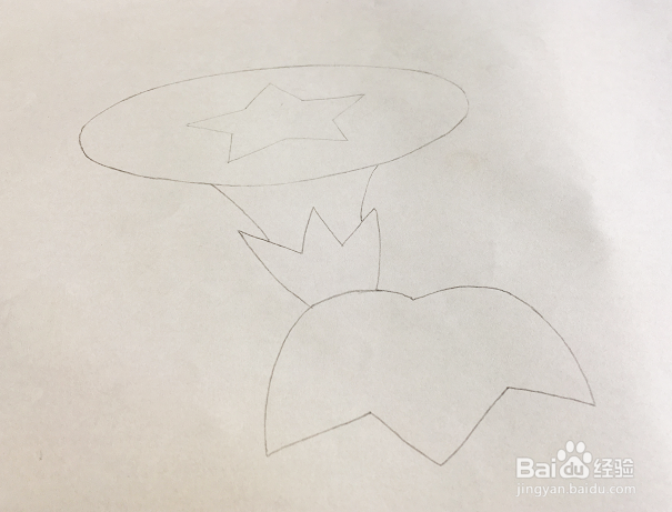 儿童简笔画之牵牛花