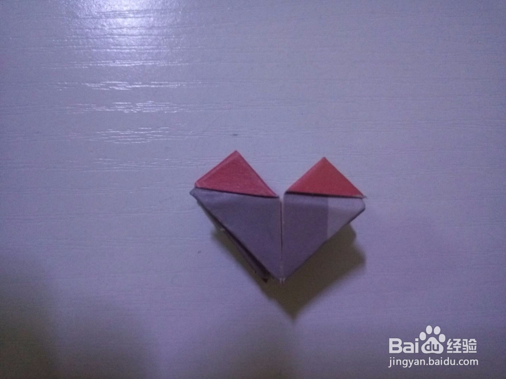 简便爱心叠法