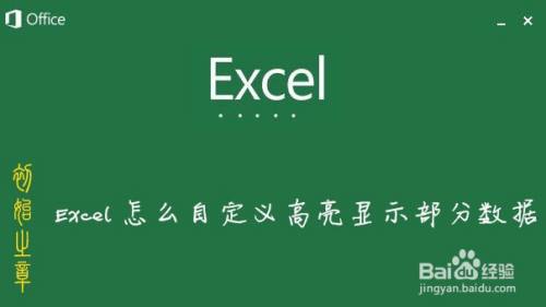 Excel怎么高亮显示部分数据