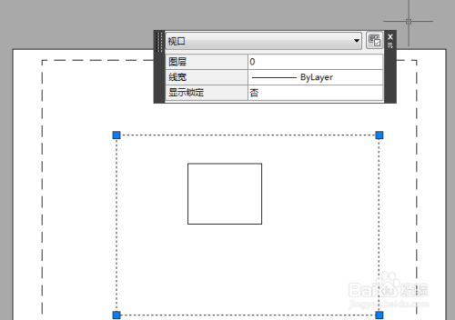 CAD布局视图下的图纸/模型切换及图形移动