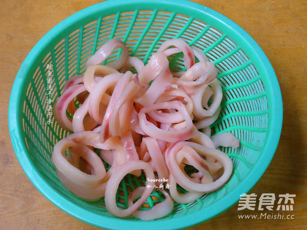 西兰花爆炒鱿鱼圈