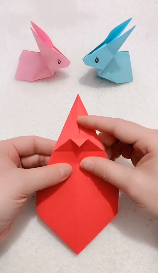 可爱的小白兔怎么折