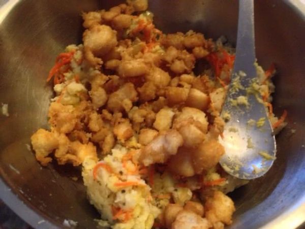 龙利鱼黄油杂菜土豆泥