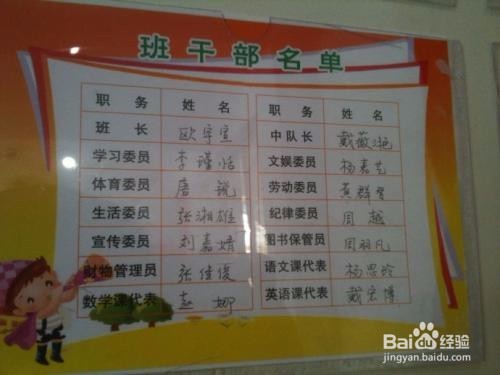 小学班主任如何在班级里选举班干部