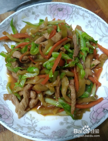 榨菜肉丝面的做法