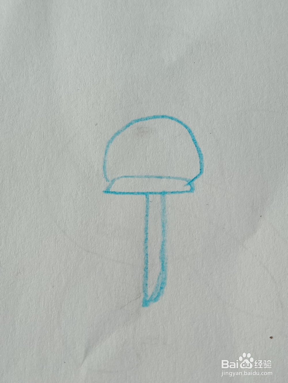 小雪人的简笔画