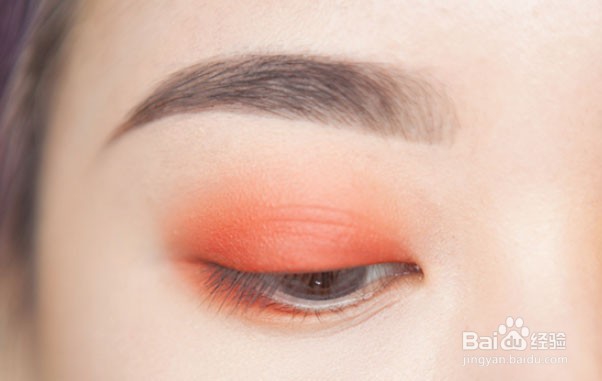 单色眼影的画法步骤图
