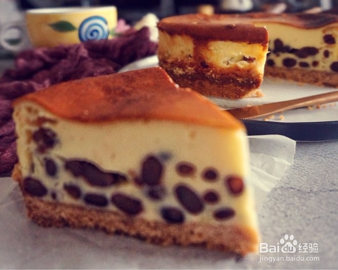 如何制作美味的红豆乳酪芝士蛋糕？