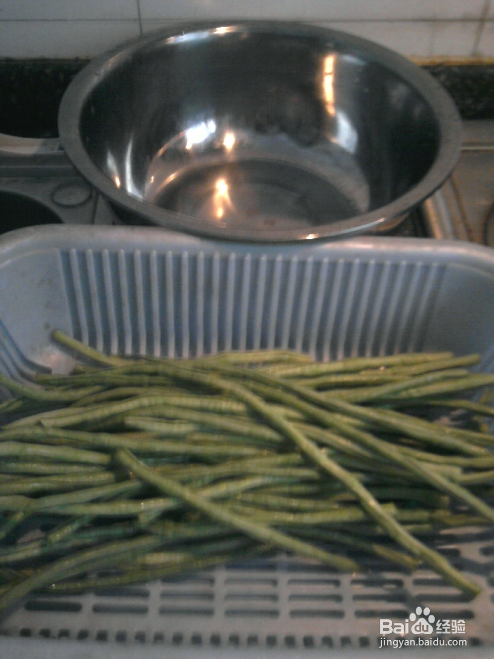 豆角菜、绿豆汤、吃饱喝好精神爽