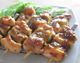 芥末鸡肉串的做法