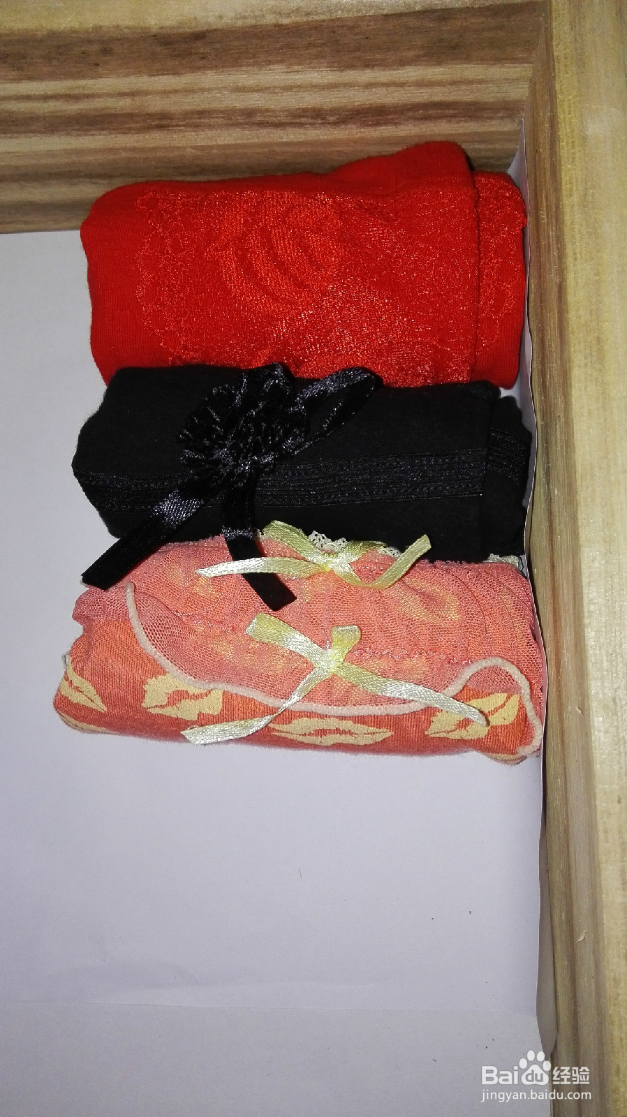 女士内裤这样摆放美观舒适