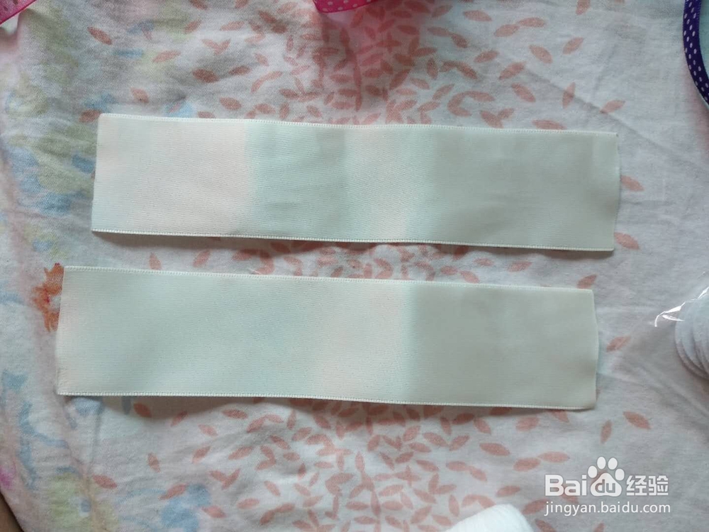 ＤIY头饰手工制作儿童发饰双色双层大蝴蝶结