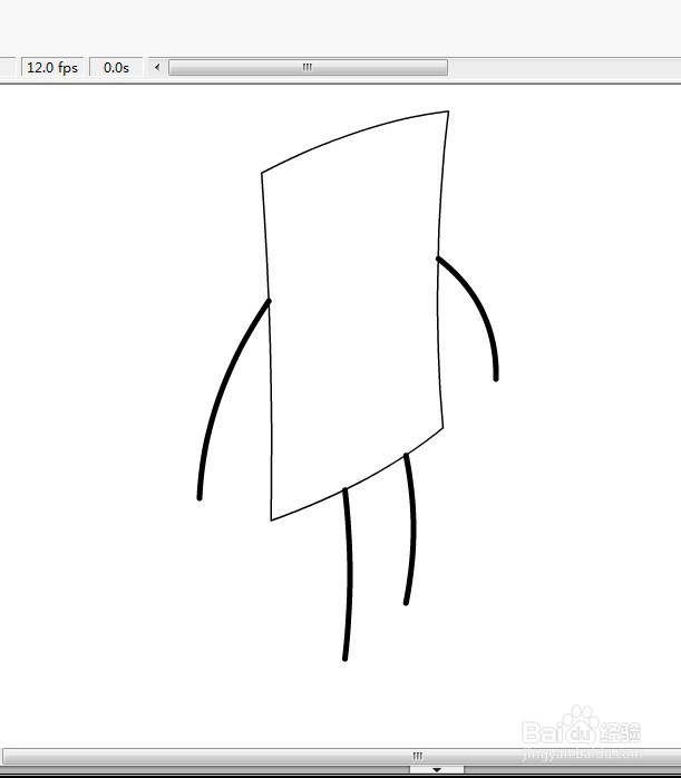 flash绘制一个纸片人物的教程