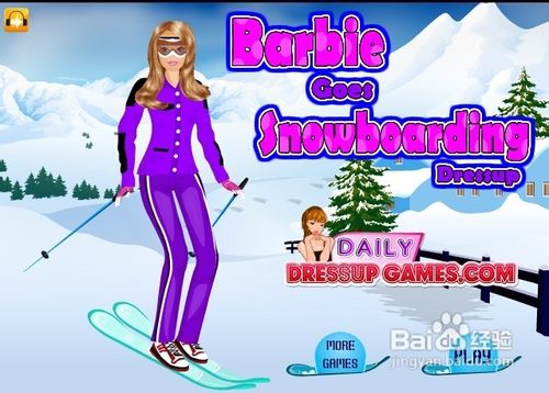芭比去滑雪小游戏怎么玩?