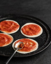 好吃的饺子皮披萨