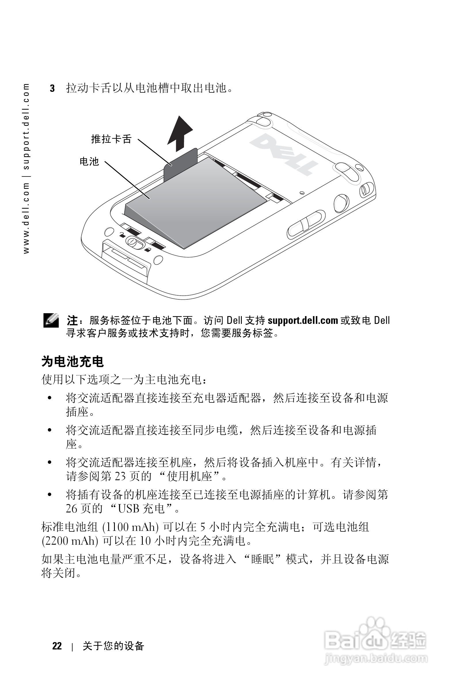 戴尔PDA(掌上电脑)HC03U型说明书:[3]