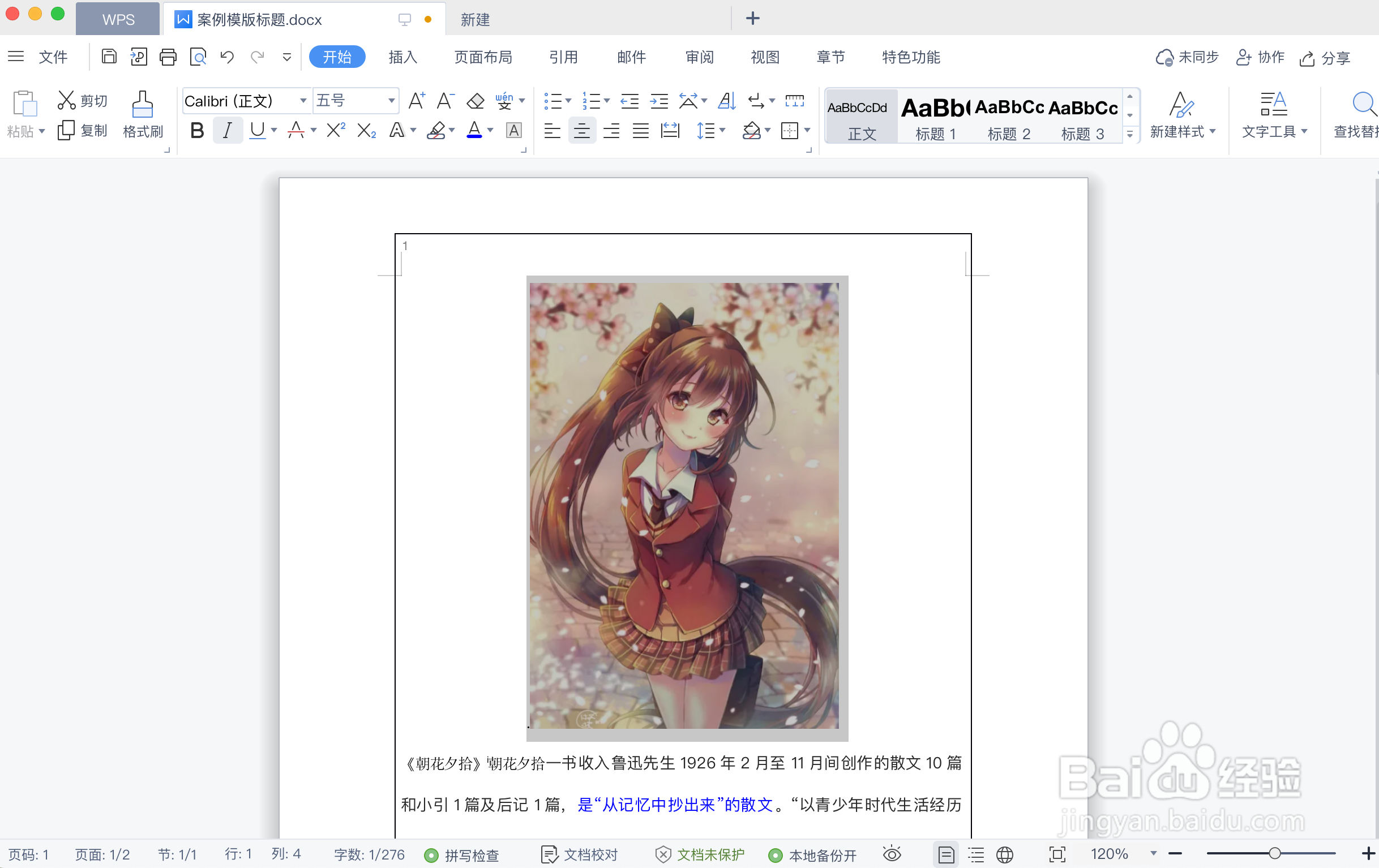 在WPS文本文档中如何显示行号?