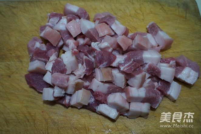 五花肉烧干豆角