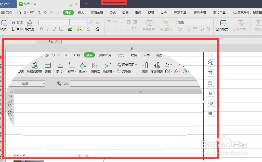 EXCEL办公软件如何进行椭圆区域截图