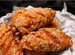 蒜香炸鸡翅、真香