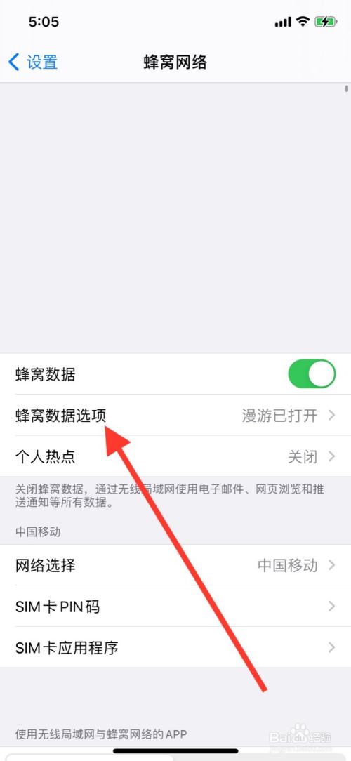 苹果手机怎么关闭数据漫游