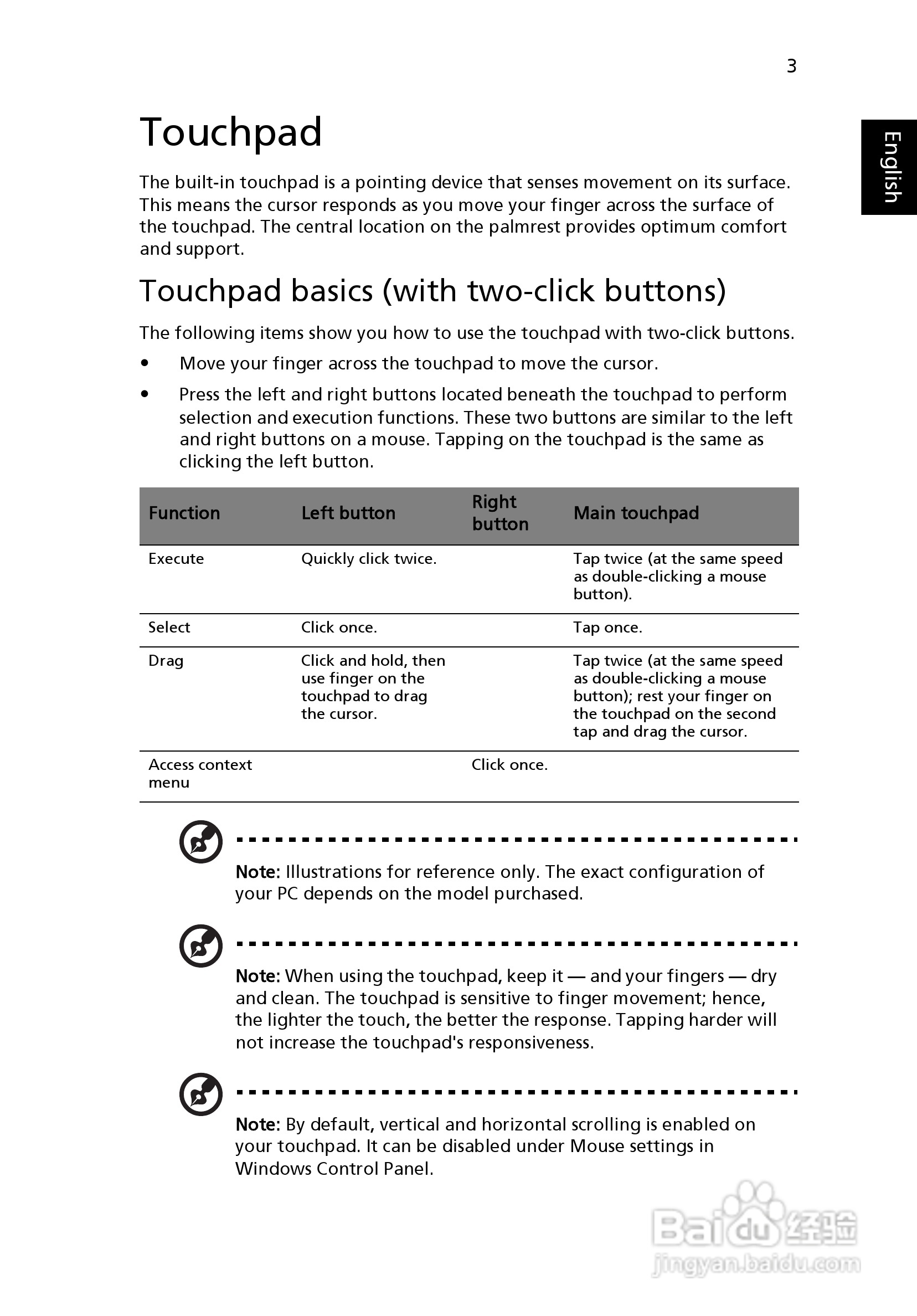 ACER宏基Aspire 5745G笔记本说明书:[3]