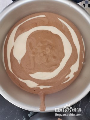 斑马戚风(8寸)的做法