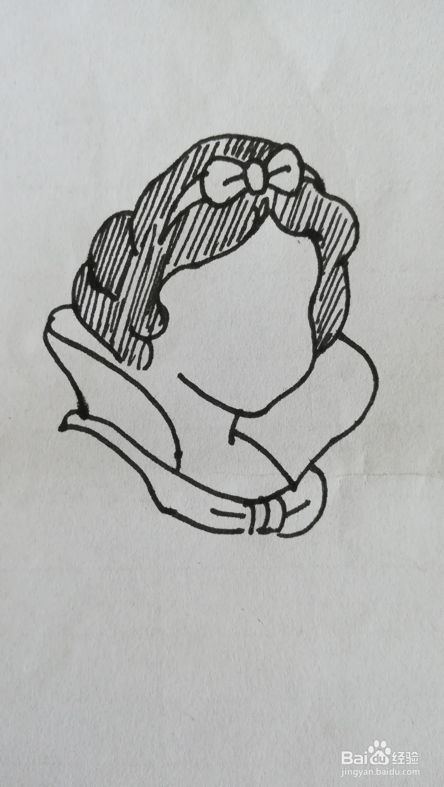公主肖像简笔画 公主简笔画