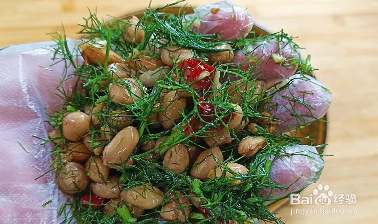 家庭版清香可口的小茴香拌花生