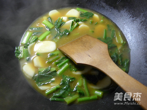 咖喱天菜芯煮年糕