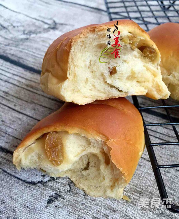 红糖葡萄干餐包