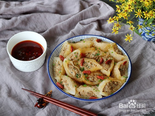 清蒸柚子皮酿肉