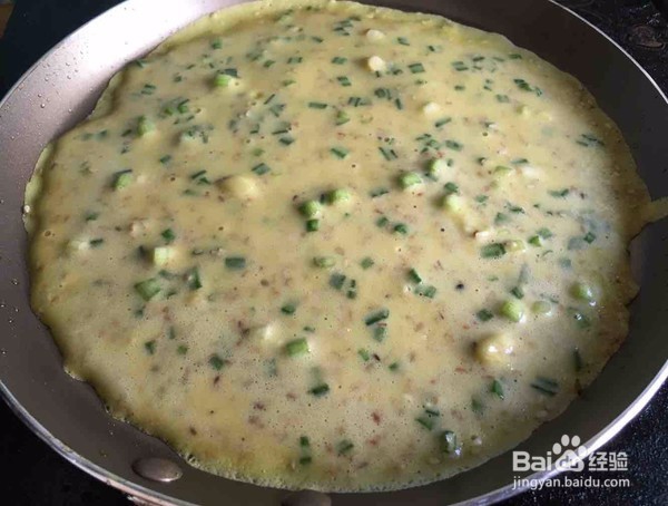 葱花芝麻卷饼的做法