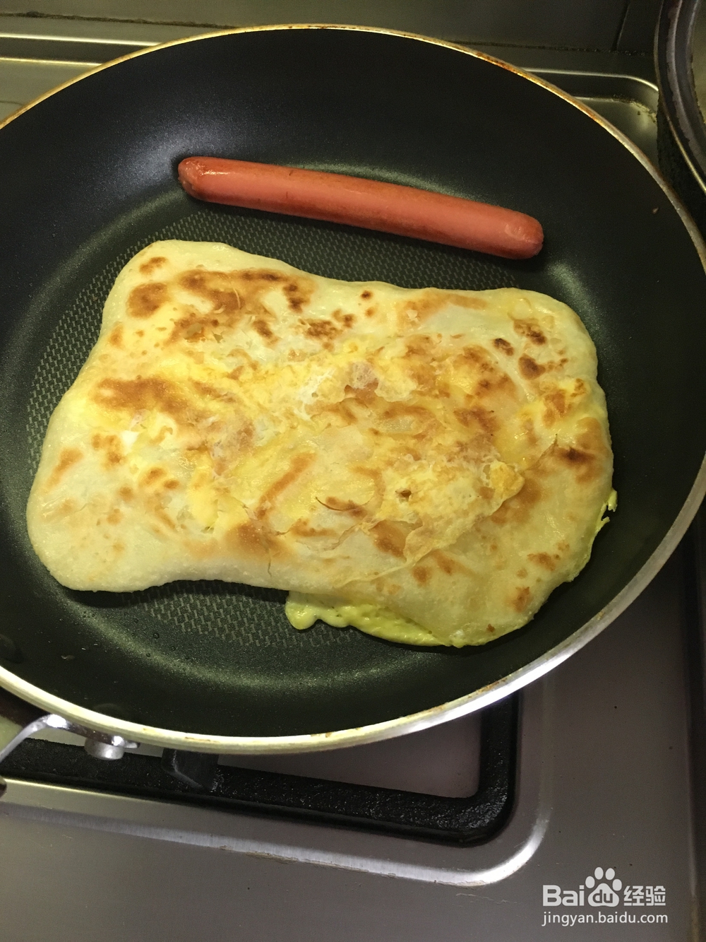 第一次做鸡蛋灌饼
