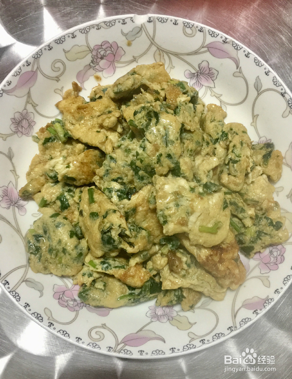 香菜鸡蛋的简单做法