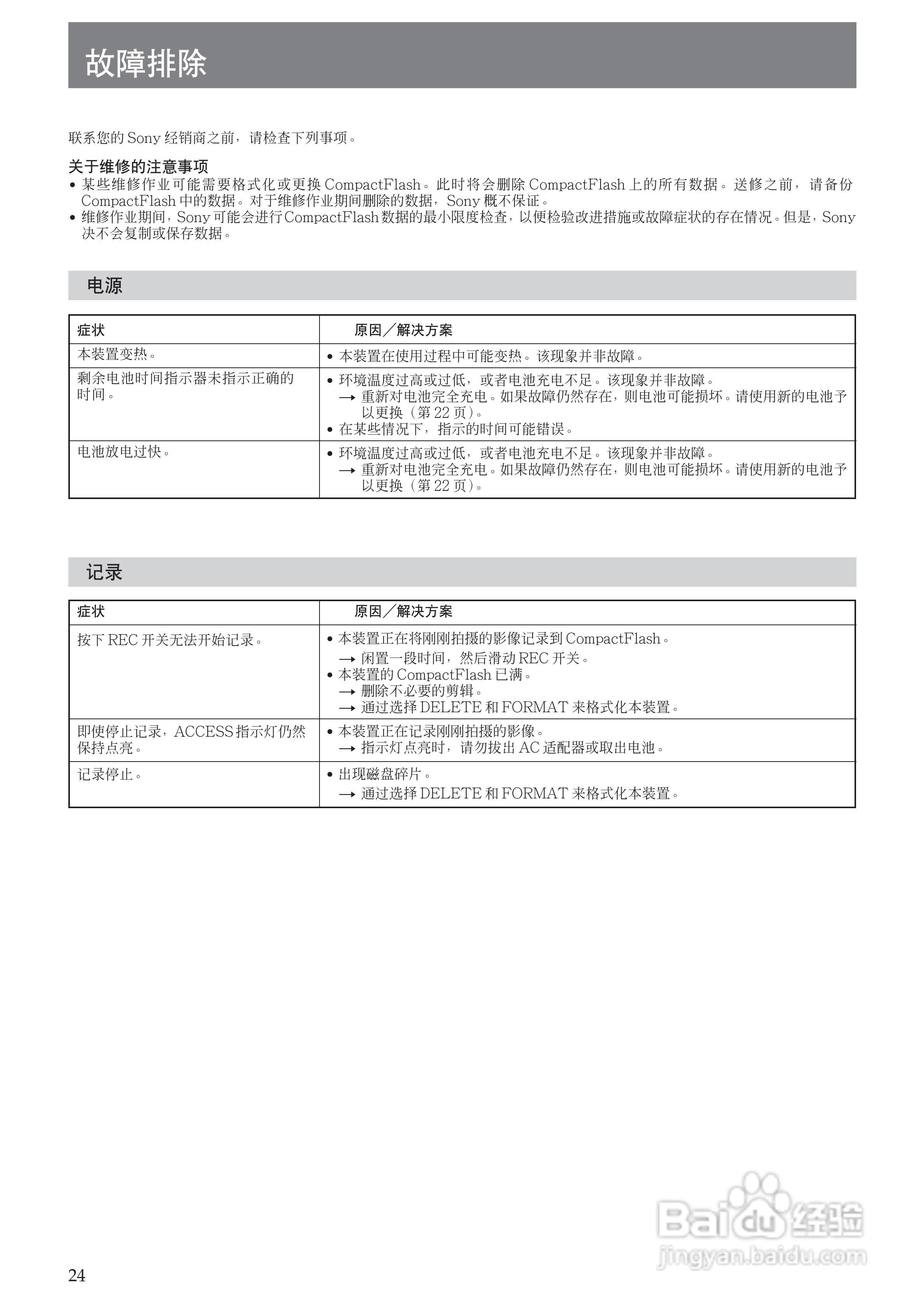SONY HVR-MRC1K适配器使用说明书:[3]