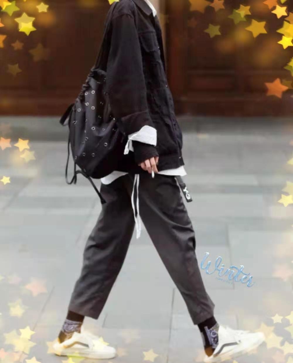 黑色服装也能穿出洋气高级范~