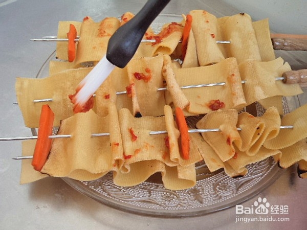 怎么做烤豆皮
