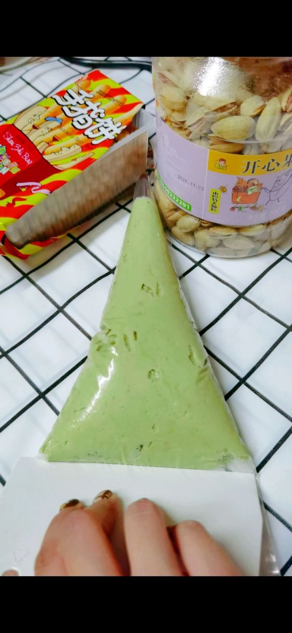 圣诞抹茶麻薯曲奇