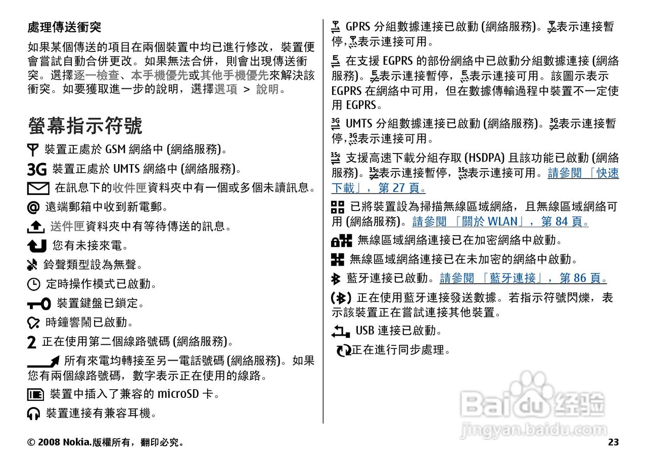 诺基亚N78手机使用说明书:[3]