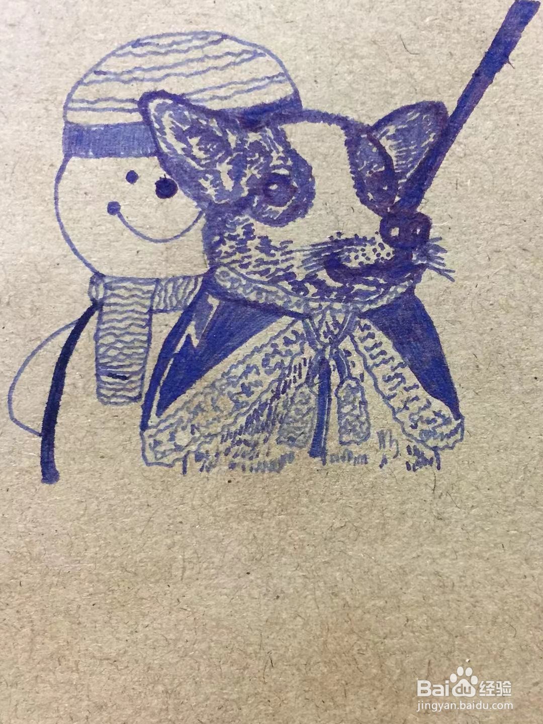 插画教程之圣诞节树下的柯基犬