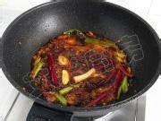 美味的香辣牛肉