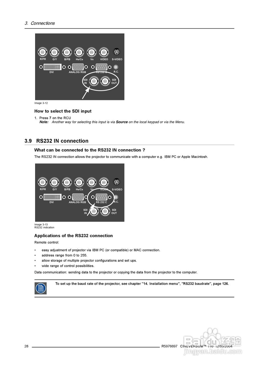 Barco巴可 Cine VERSUM 110投影机说明书:[4]